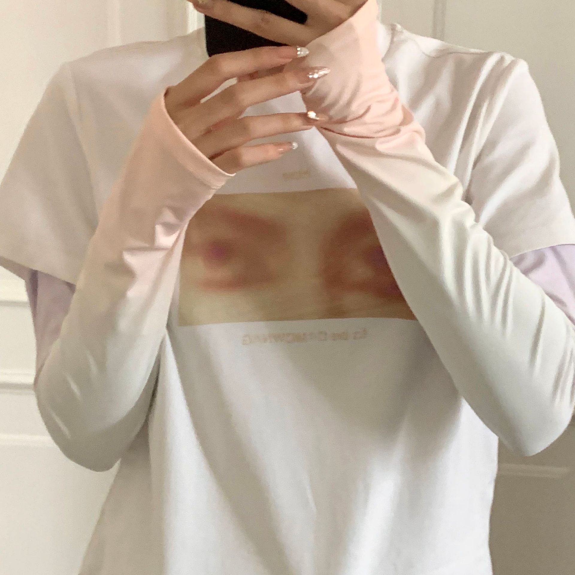 Manga de hielo, manga de protección solar, conducción, protector de brazo de color degradado fino de verano, protección UV, sombra de hielo, manga de seda de hielo, manga de seda de hielo, mujer