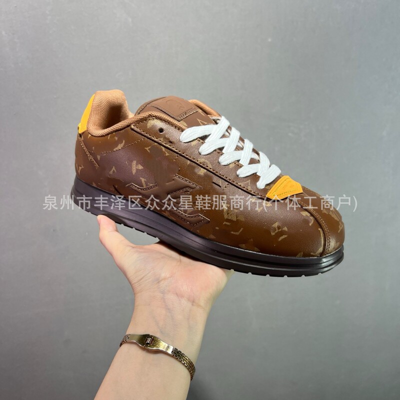 新款L家 FW25 Buttersoft 图案压纹薄底鞋百搭莆纯原男鞋女鞋阿甘|undefined