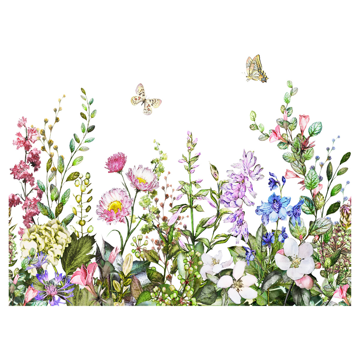 Pastoral Plant Plastic Wall Sticker Wall Art display picture 18