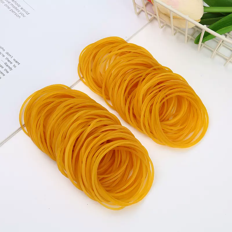 全新工厂批发一次性绑菜皮筋橡胶圈高弹透明黄色橡皮筋捆绑带包邮