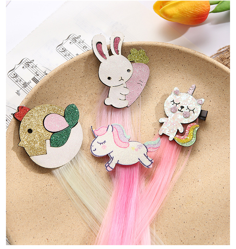 Girl's Cartoon Style Animal Plastic Hair Clip display picture 3