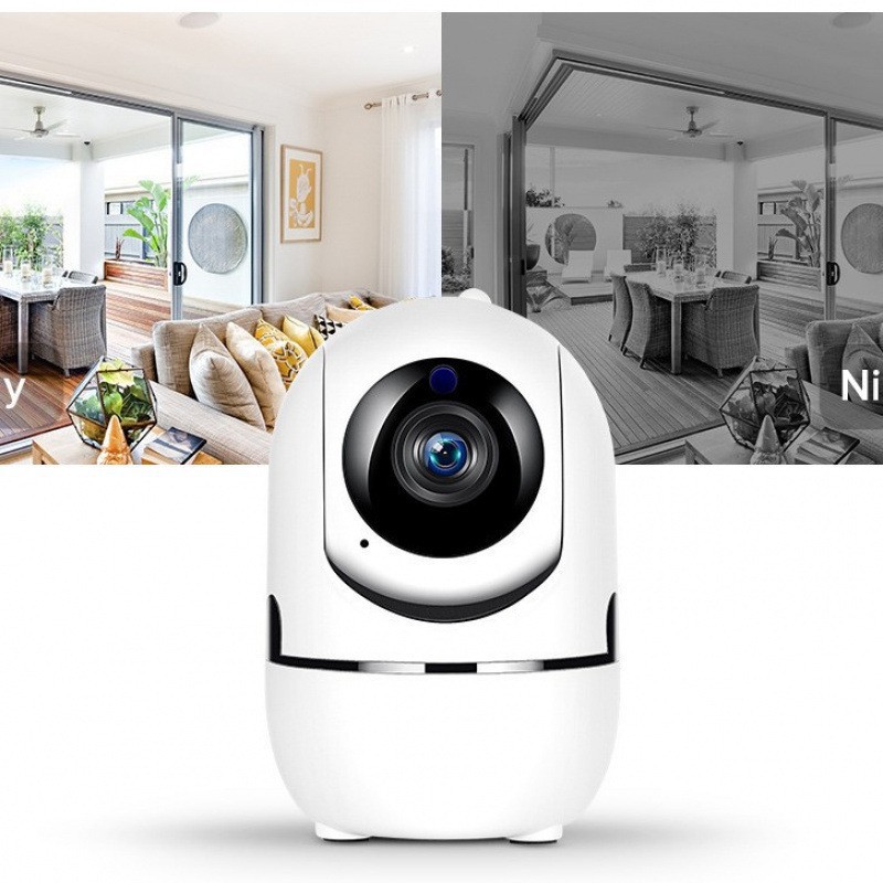 Fabricante directo de monitoreo inteligente de antena única infrarrojo humano amarillo HD cámara de monitor wifi inalámbrico de visión nocturna