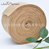 Factory spot wholesale coarse linen farmhouse home decoration multi -sized jaoseni cloth 50 natural lock edge hemp rolls