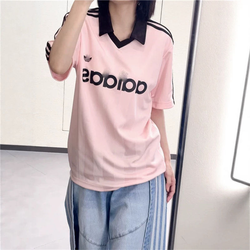 Cross-Border Summer Clover Fashion Trendy Sports T-Shirt for Men and Women, Loose Fit, Slimming, Simple and Versatile Short-Sleeve Top