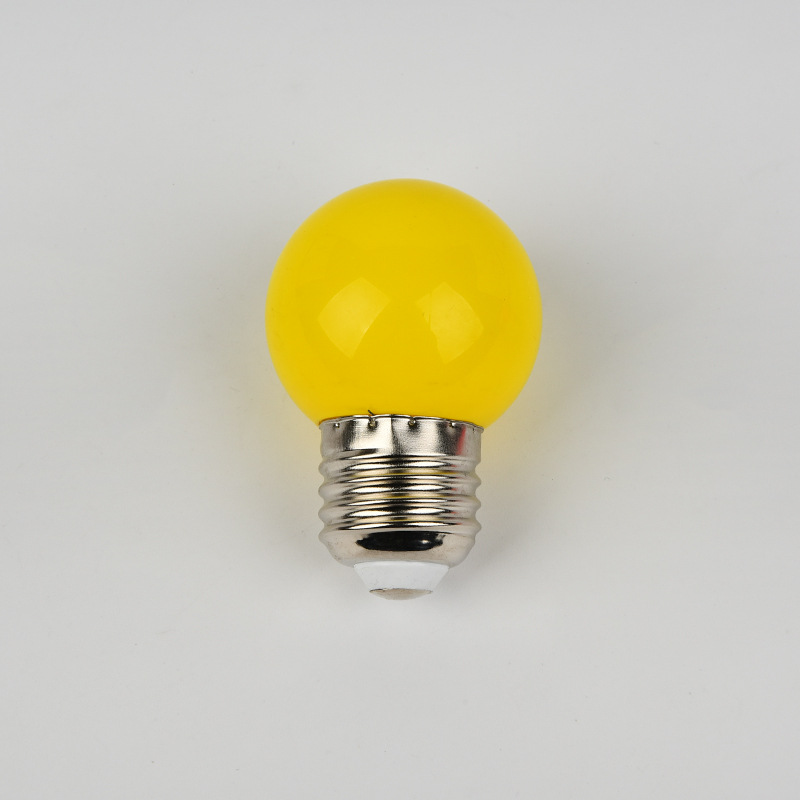 Bombilla de linterna led roja e27 boca de tornillo bombilla pequeña roja festiva Dios de la riqueza bombilla de Buda 3W5W burbuja de bola roja