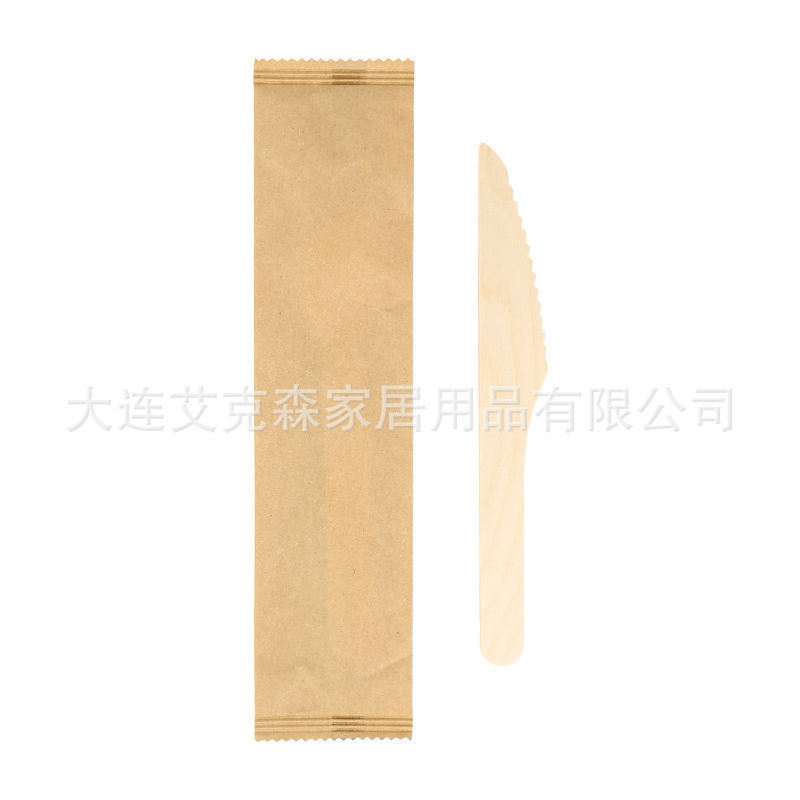 Factory Eco-Friendly Recyclable 160mm Disposable Wooden Cutlery Set Food-Grade Wooden Knives Biodegradable Factory Eco-Friendly Recyclable 160mm Disposable Wooden Cutlery Set Food-Grade Wooden Knives Biodegradable