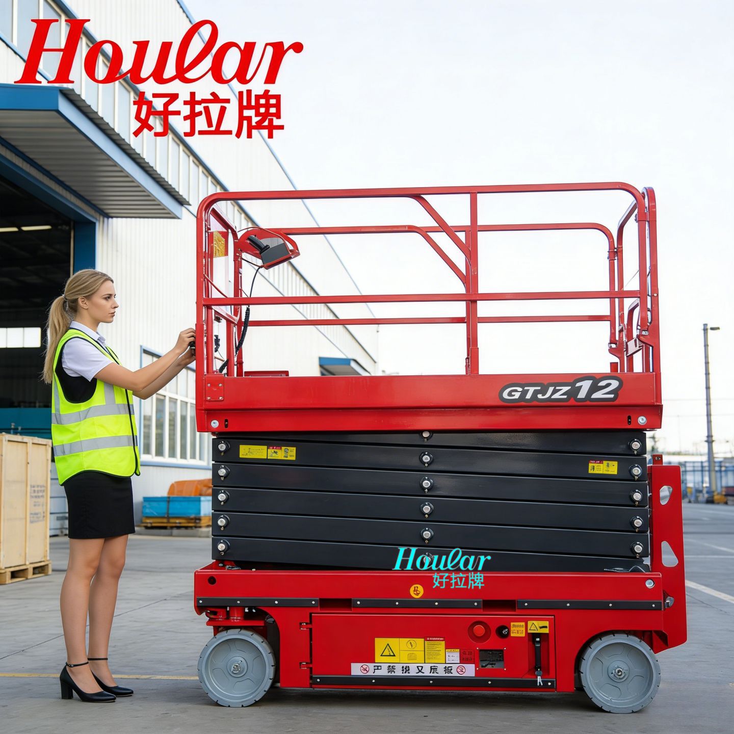 8米高空作业平台移动全自动升降机全自行式电动升降平台车GTJZ8