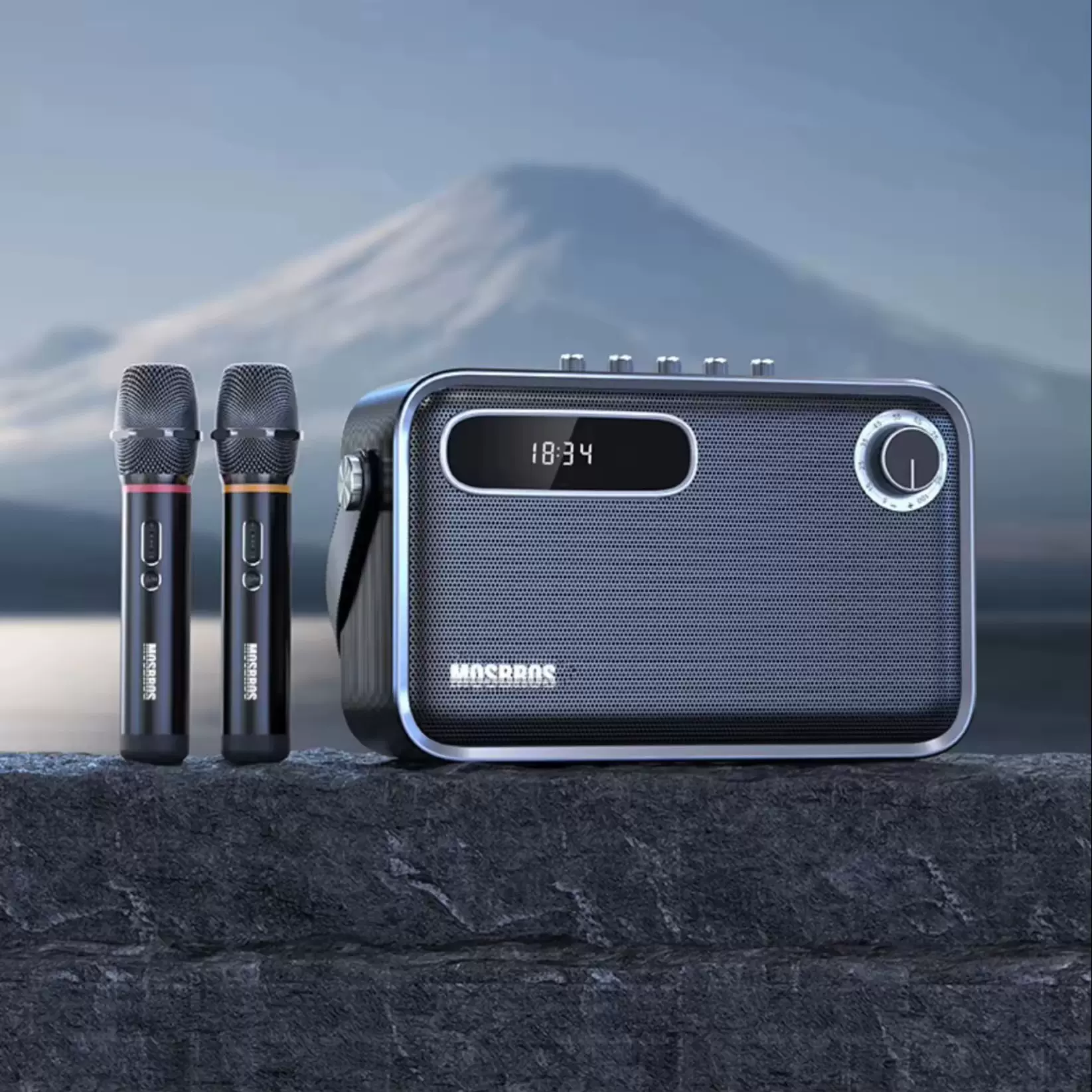 广场舞音响户外k歌蓝牙音箱功放移动声卡家庭ktv音箱套装带麦克风