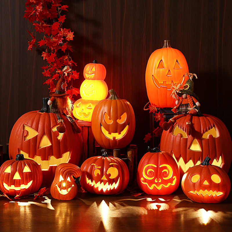 ハロウィンカボチャランタン装飾装飾品ショッピングモールウィンドウディスプレイKTV遊園地装飾小道具大きなカボチャ|undefined