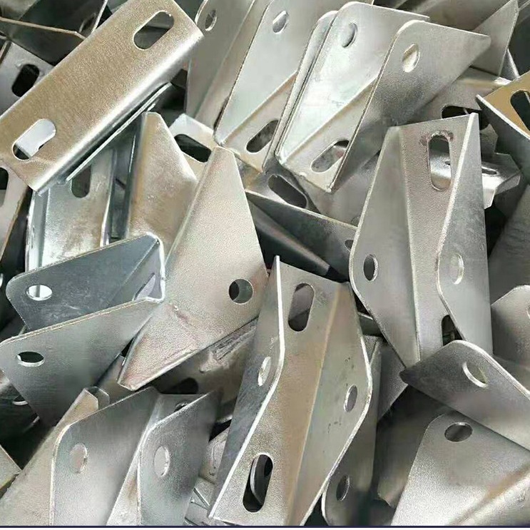 三角件元宝件太阳能支架现货批发光伏支架配件热镀锌底座直连角码