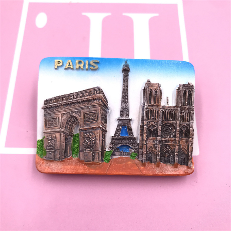 Simple Style Building Synthetic Resin Refrigerator Magnet Artificial Decorations display picture 1