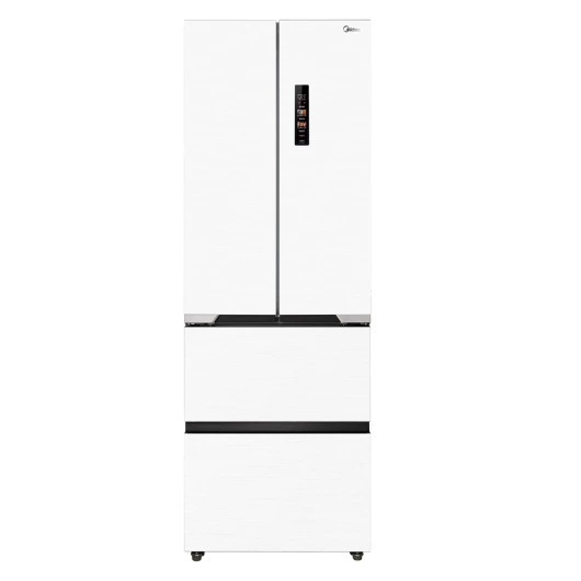 Холодильник с французской дверью (Midea) MR‑421WUFPZE, узкий 64,3 см, глубина 60 см, быстрая очистка запаха 9 минут