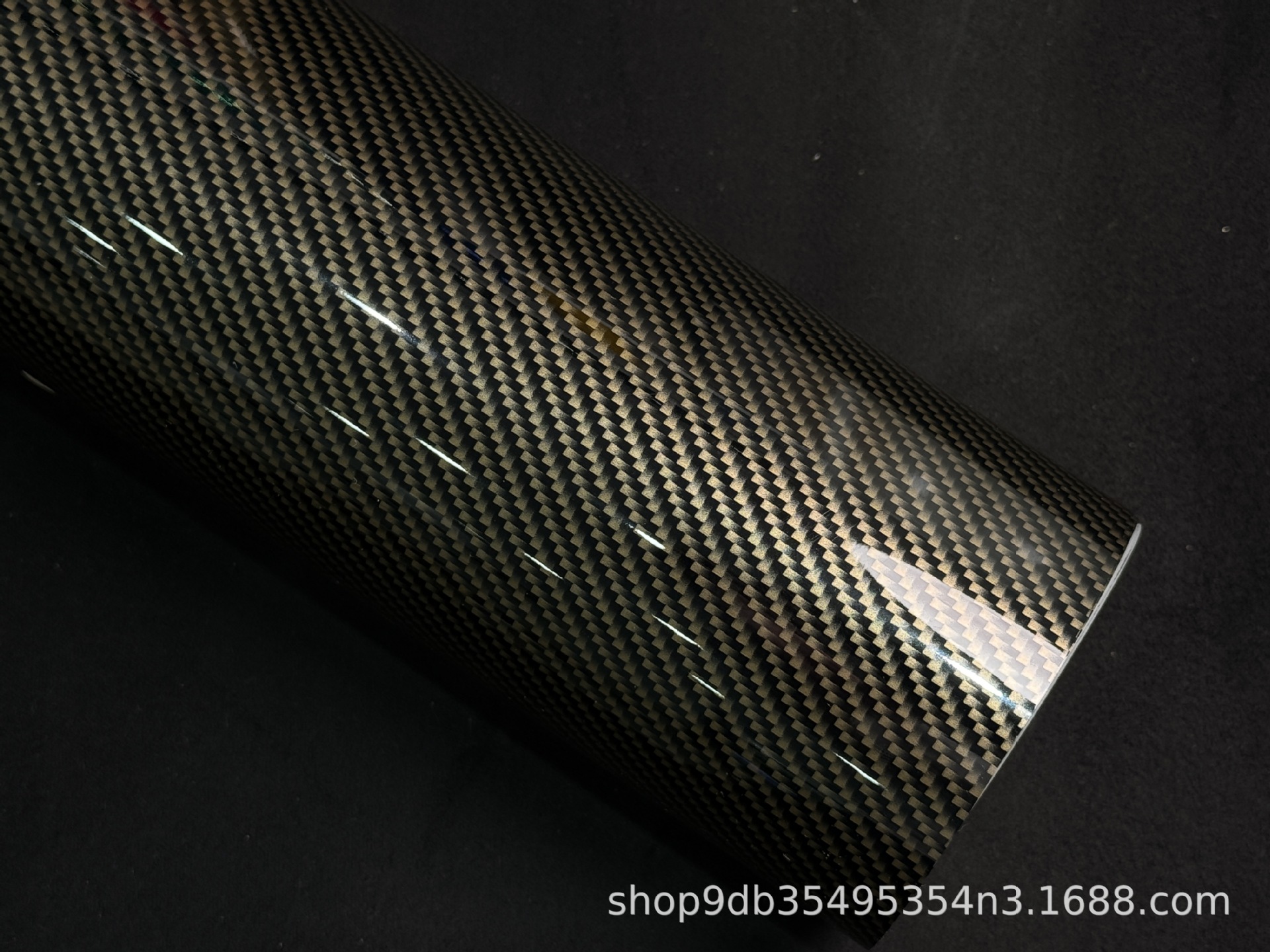 Car body film 9D glossy carbon fiber interior sticker electric motorcycle self-adhesive car color change film factory direct sale