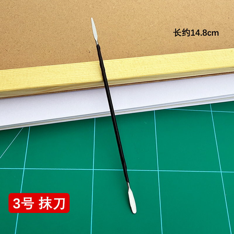 石塑超轻粘土软陶泥塑人偶抹刀6件套不锈钢开眼压痕刀DIY雕塑工具|undefined