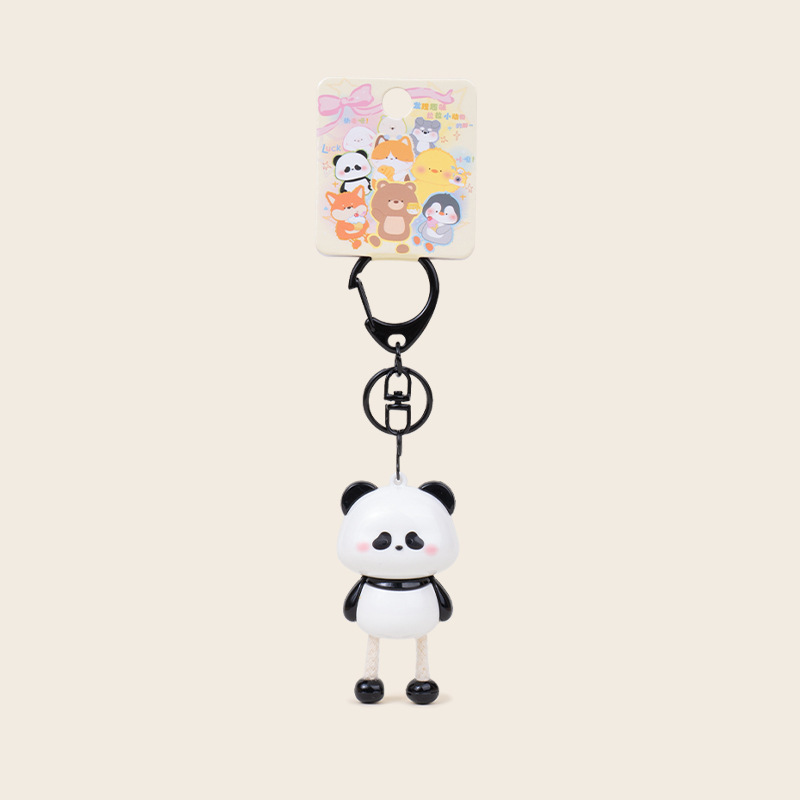 オリジナルミニ小動物引き脚シンプルな北欧スタイルのキーホルダーペンダントかわいい小さなペンダントギフト卸売|undefined