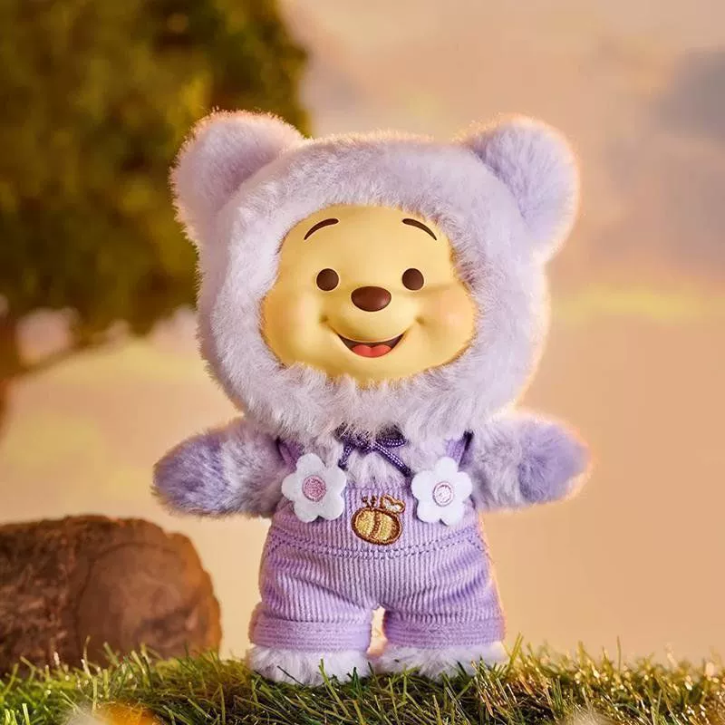 Пупсовая коробочка с хомячком Винни-Пуха TOPTOY Puff Candy Серия для девушек, версия Motherland, модная фигурка с подвеской в слепой коробке