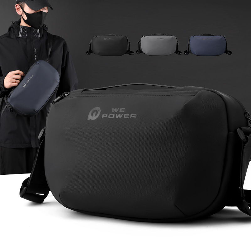 WEPOWER nueva bolsa de hombro multifuncional de nylon bolsa de mensajero impermeable para hombres bolsa de hombro funcional de gran capacidad para hombres