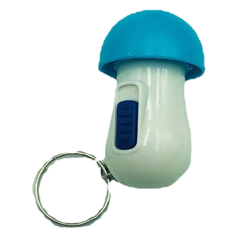 Simulación linterna seta creativo luminoso llavero colgante pequeño regalo luminoso juguete infantil transfronterizo