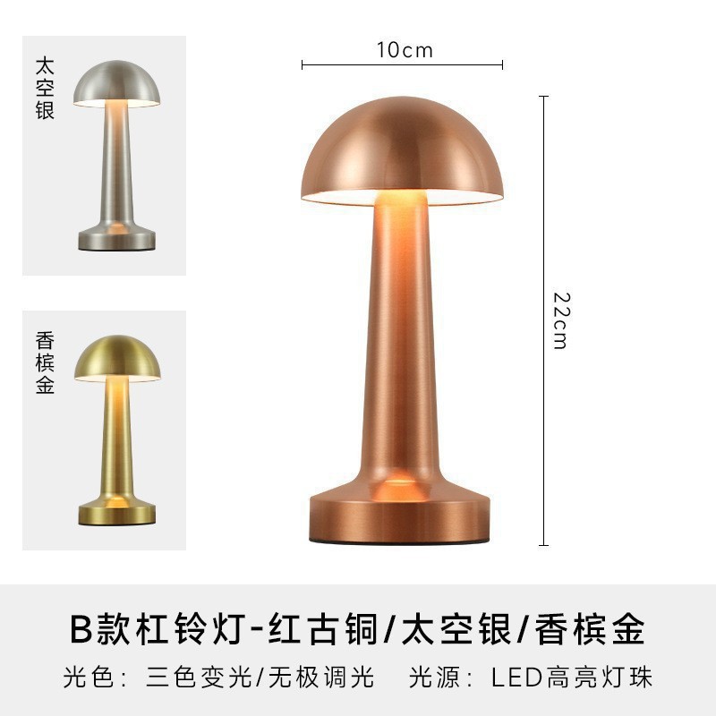 Regalos creativos Estrellas Luna Luz de noche Touch Tricolor Charge Atmosphere Light Dormitory Birthday Gift Light Night