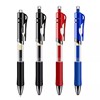 K35 Press a moving neutral pen red black and blue 0.5mm bullet head signature pen Shun pen core office water pen manufacturer direct sales