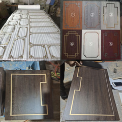 Stainless steel T-profile bar, titanium metal wood door embedded decorative edge banding trim solid T-profile bar