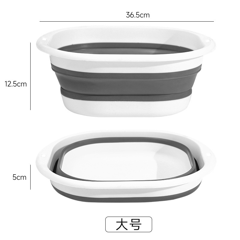 便利な折りたたみ洗面器洗面器家庭用学生寮プラスチック洗面器ポータブル子供マタニティ旅行洗面器|undefined
