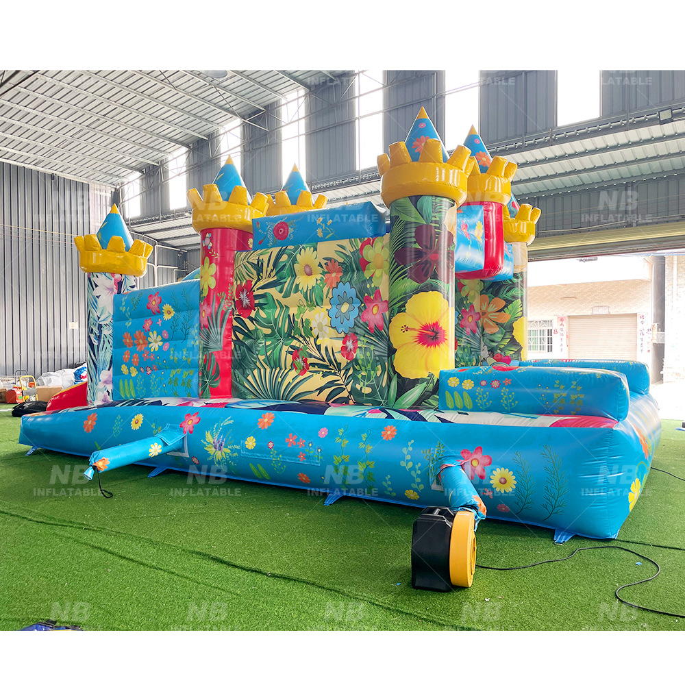 Parque de juegos al aire libre infláble casa rebotante deslizante castillo combinación estand trampolín fiesta centro comercial equipos de atracción a gran escala