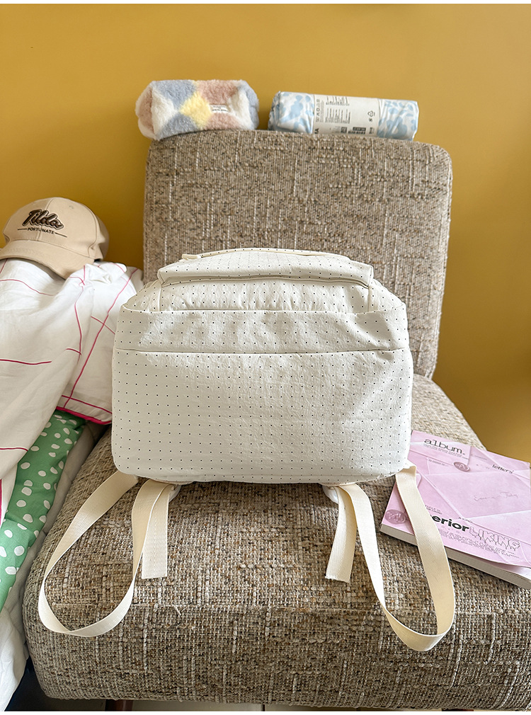 Herbst-Neukollektion Cartoon niedliche hochwertige Nylon großvolumige Rucksack für Schüler der Mittel- und Oberstufe Damen Pendler Doppelschulter-Rucksack