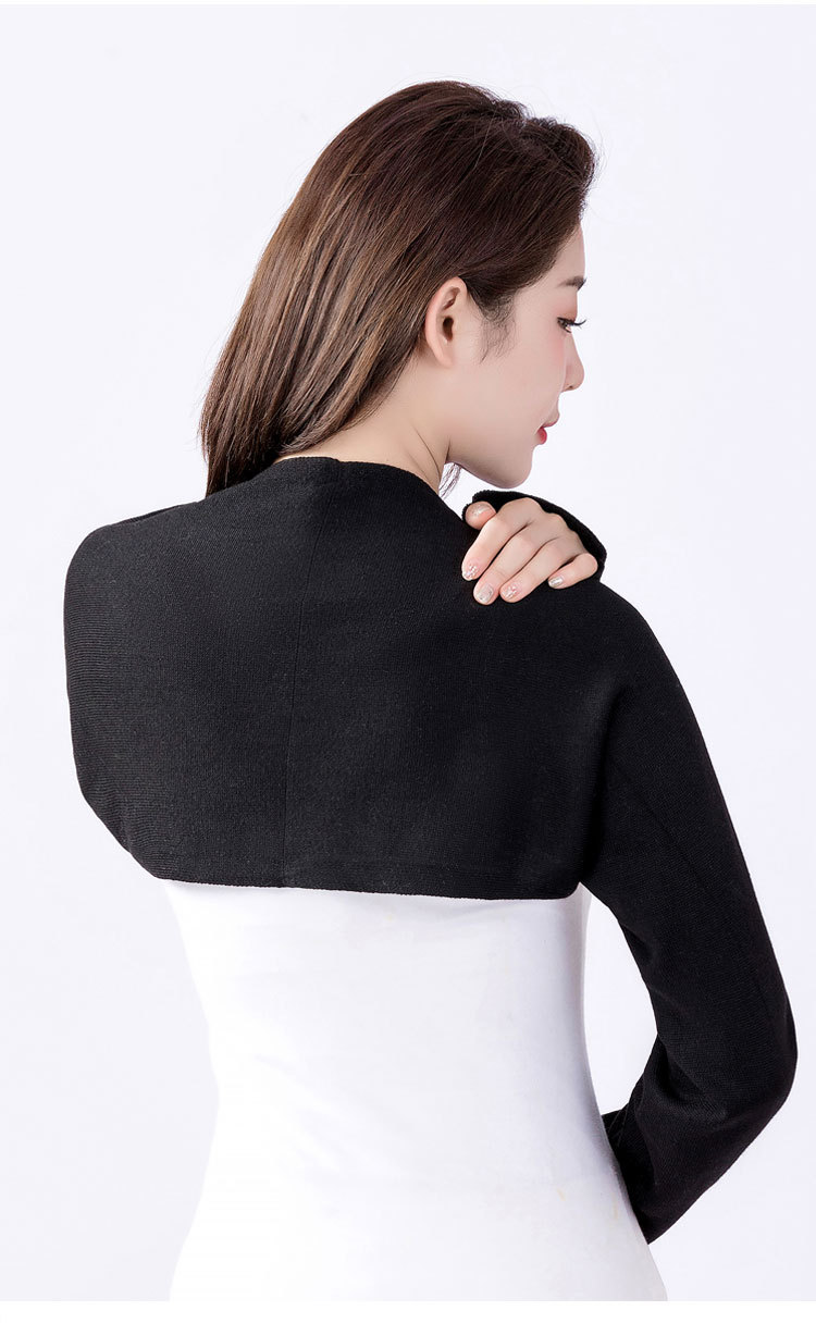 Summer Pure Cotton Shoulder Pads for Women, Long-Sleeved Arm Sleeves, Shoulder Pads, Thin Waistcoat, Warm Shawl, Air-Conditioned Sleeping Protection Against Cold