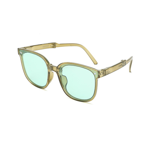  new children's folding sunglasses wholesale ultra-light sunscreen ins boys and girls folding sunglasses children's glasses