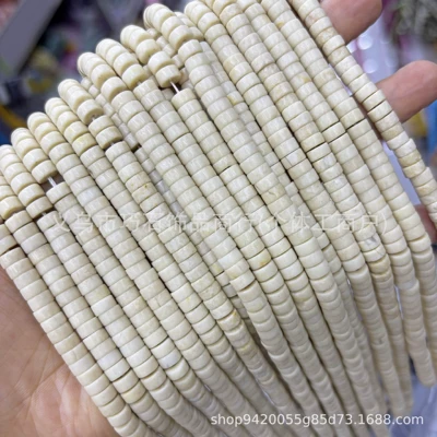 Zərgərlik ara hissələri: Jewelry Accessories Wholesale - natural-white-fossil-36mm