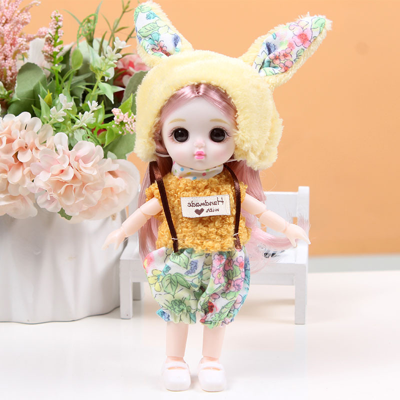 17 cm caja de regalo conjunto de marea constante muñeca Barbie muñeca muñeca cambiante articulaciones muñeca estand móvil