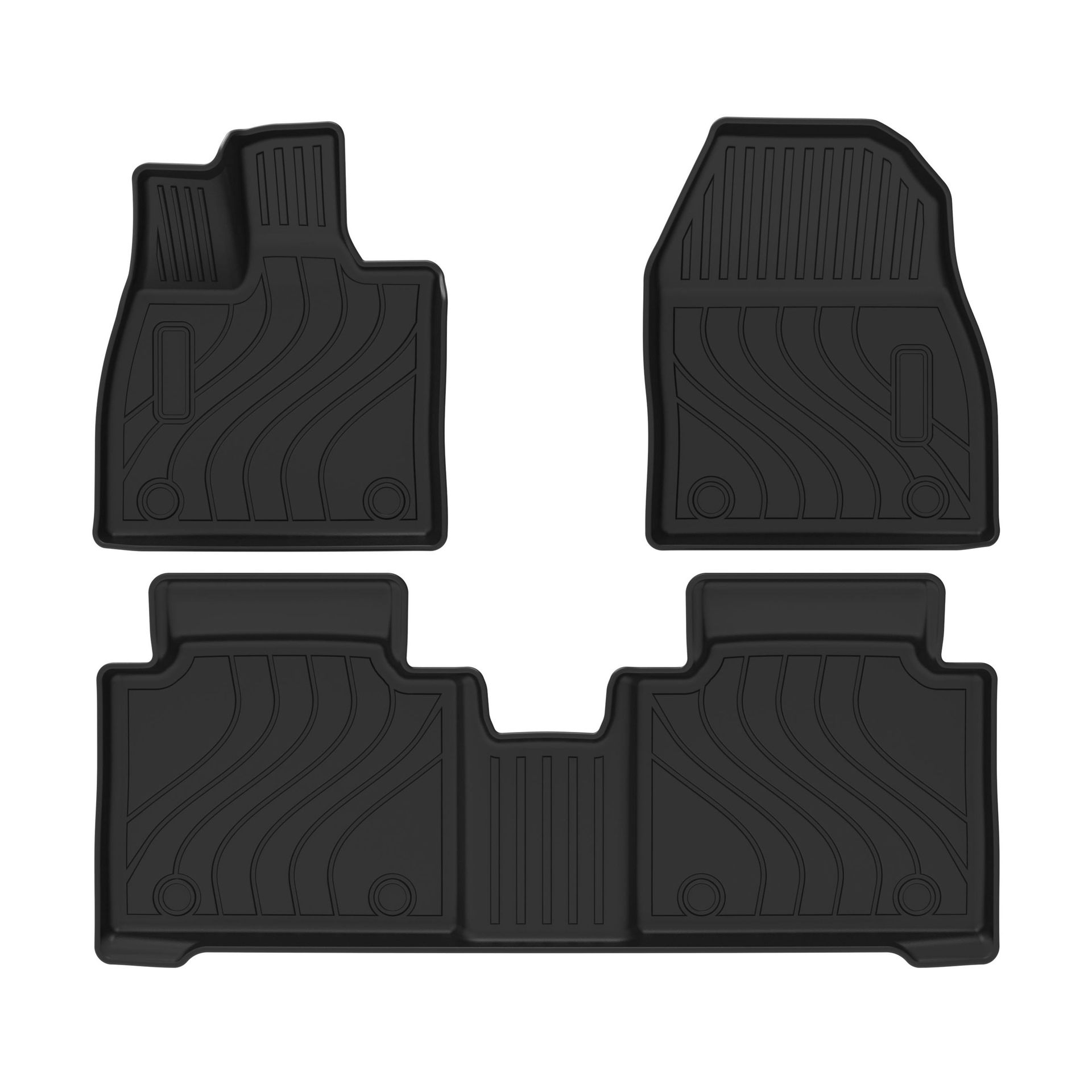 Lexus – Right Hand Drive Universal Foot Pad - lexus-rz-right-hand-drive-first-row-tpe-floor-mats