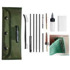 Ar15 cleaning and maintenance gun brush tool bag is suitable for 22 gun barrel clearing brush set