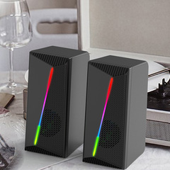 新品2.0 bluetoothマルチメディアデスクトップpcオーディオ大音量高音質rgbライトラップトップスピーカー