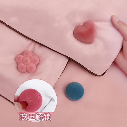 Factory fixed clip holder plush blanket fixer bed sheet duvet curtain corner fastener