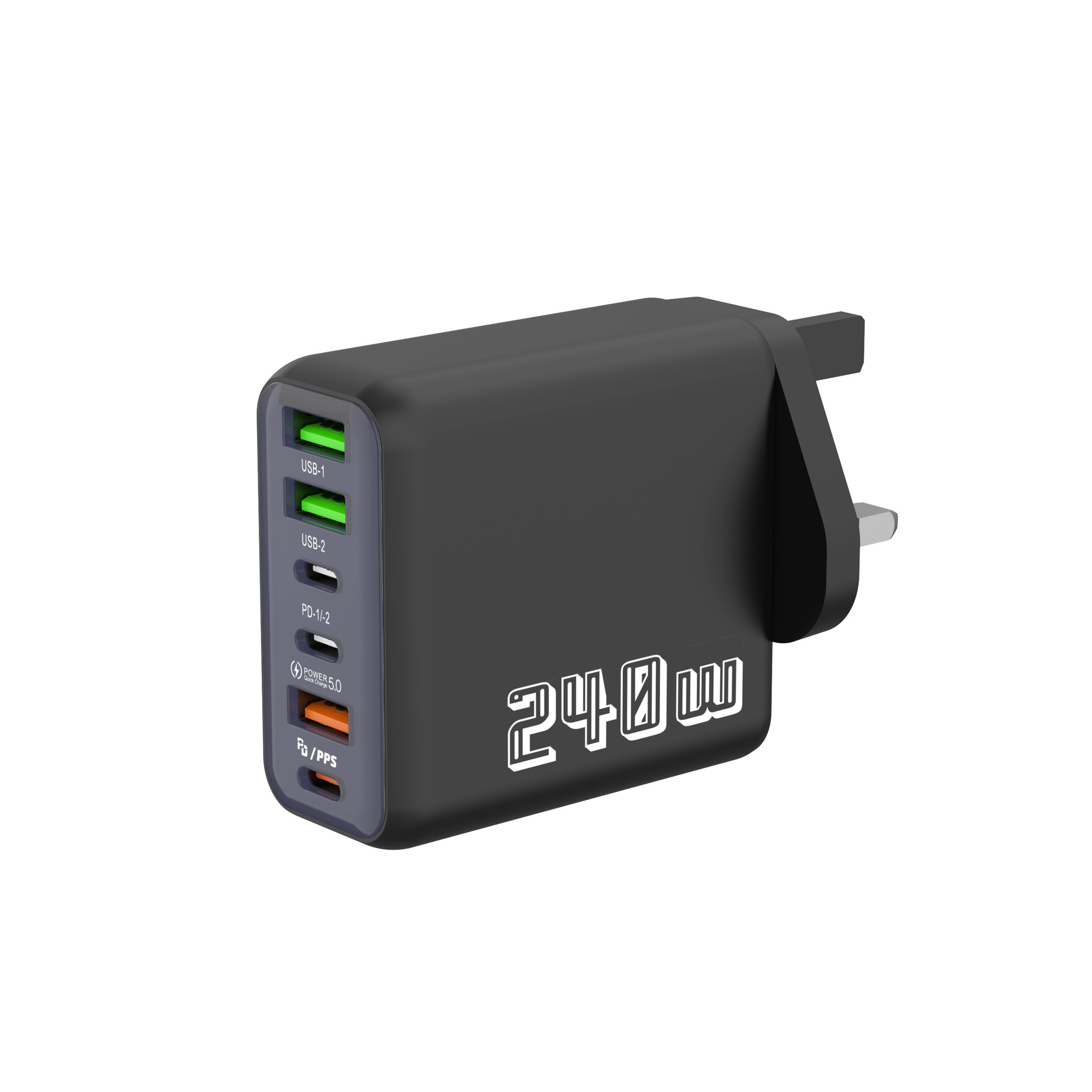Streamer 3U3C-240W (English black)