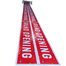 上海厂家跨境广告横幅制作PVC条幅喷绘布横幅彩色条幅