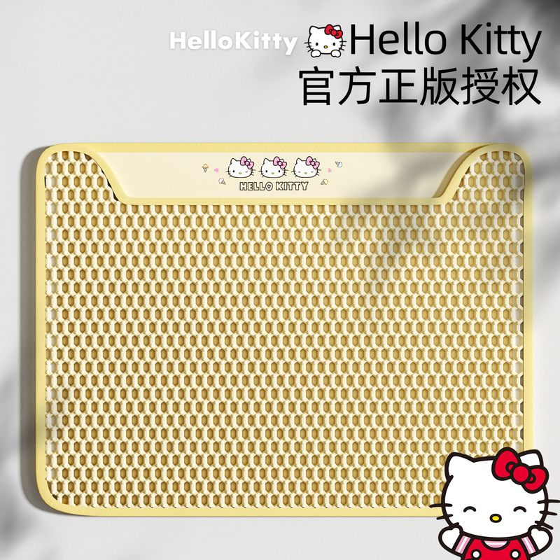 猫砂垫卡通联名猫砂防带出双层过滤垫子猫砂盆防外溅可拆洗宠物垫|undefined