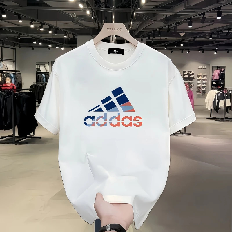 Tamisas de manga corta de hombre tendencia de verano de moda de hombre Tamisas de ropa de chicos 2025 nueva camiseta de manga media camiseta