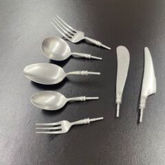 耐用复古工艺精细品质五金头百搭风格304不锈钢半成品刀叉勺配件