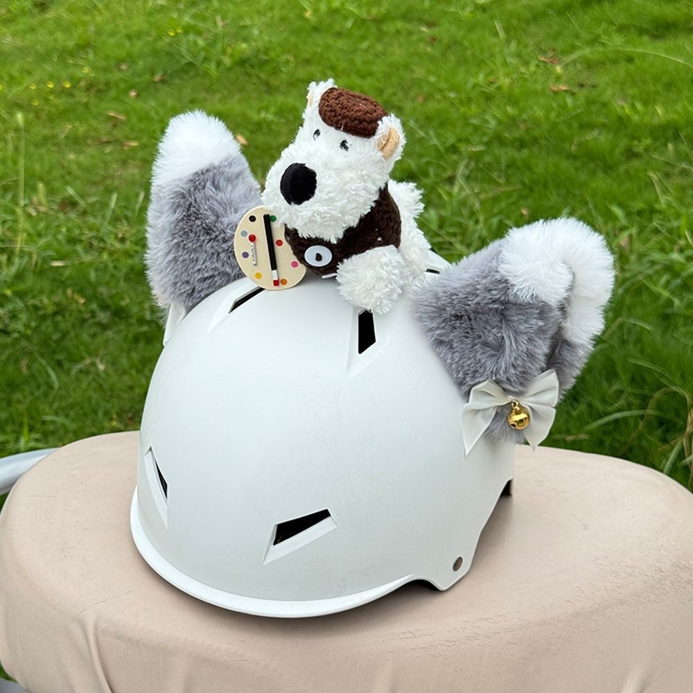 【Cute Puppy】Flash Sale Helmet Decoration Stitch Electric Vehicle Helmet Decoration Recommended by Delivery Drivers