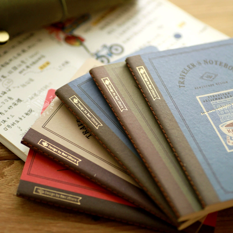 Оптовый Basin Things TN Handbook Inner Inner Core Ностальш Travel Terminal Forest Paper Blank White Literature Replace inner page