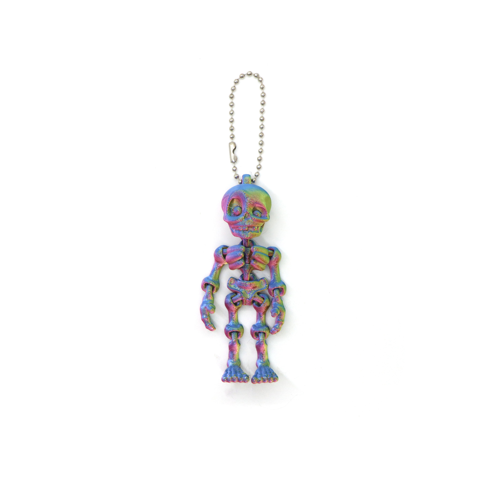 Explosivos transfronterizos, impresión en 3D, esqueleto de calavera, articulaciones de humanos, juguetes de Halloween para niños, pegatinas creativas para refrigeradores