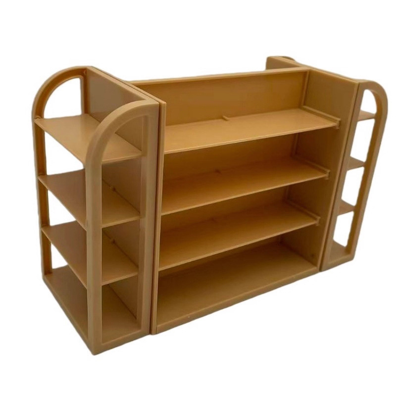 Children's Pretend Play Toys DIY Supermarket Shelves Miniature Convenience Store Display Racks Mini Canteen Shelves
