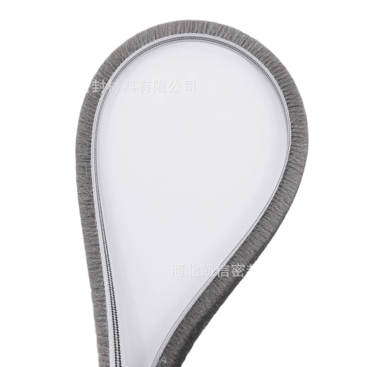 Уплотнительная шерстяная верхняя часть для дверей и окон, вертикальная Нескользящая шерстяная верхняя часть для дверей и окон, Звуконепроницаемая, ветрозащитная и Пыленепроницаемая шерстяная верхняя часть