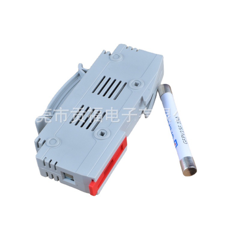 贡福厂家销售熔断器座10X38保险丝盒GFEFUSE光伏熔断器座
