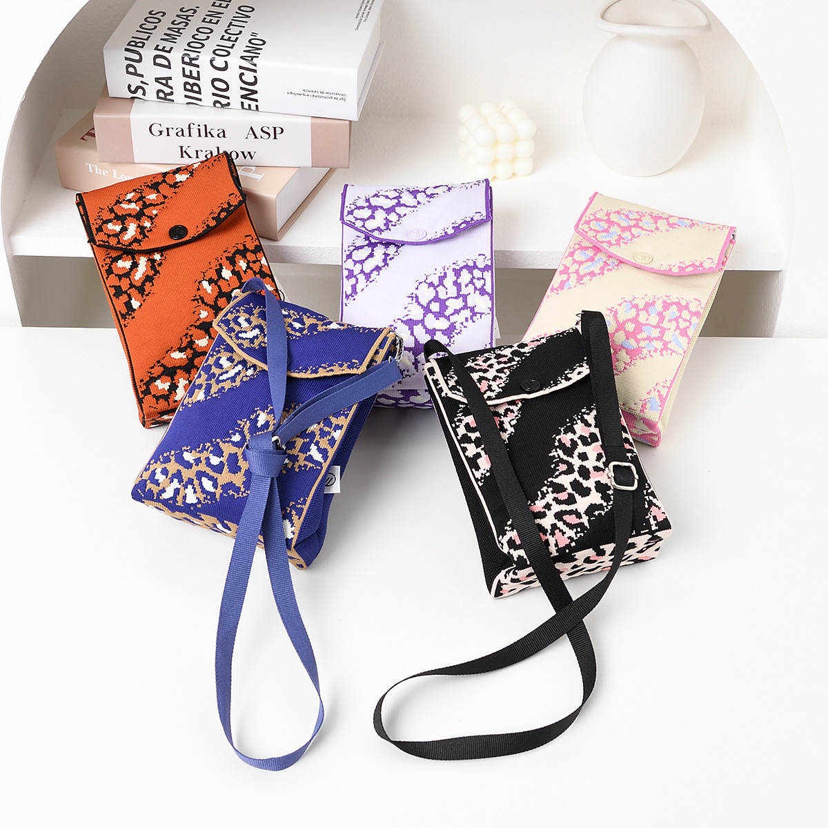 Brand small design knitted cute one-shoulder bag
