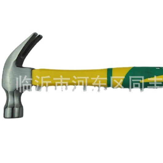 厂家现货供应纤维柄包塑柄锻打羊角锤 美式羊角锤