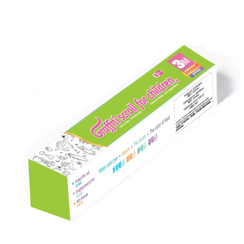 Dinosaur Paradise/3 m con adhesivo/con engranaje/pegatinas repetidas